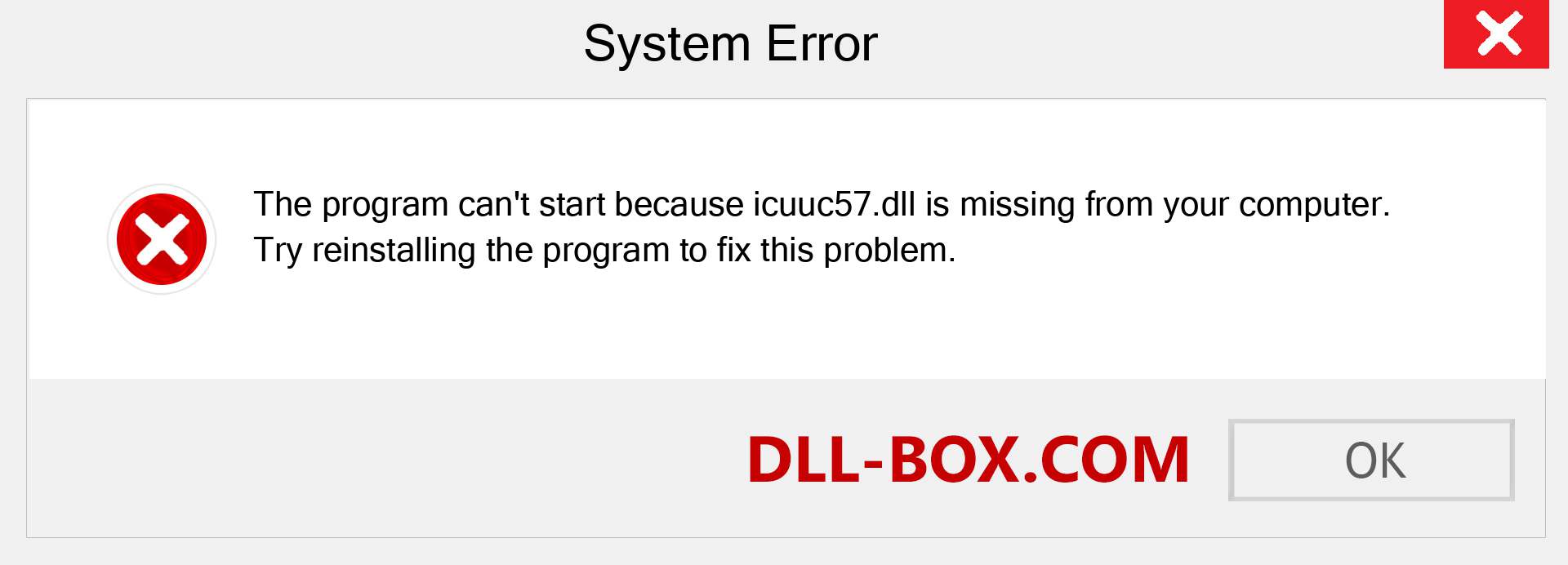  icuuc57.dll file is missing?. Download for Windows 7, 8, 10 - Fix  icuuc57 dll Missing Error on Windows, photos, images
